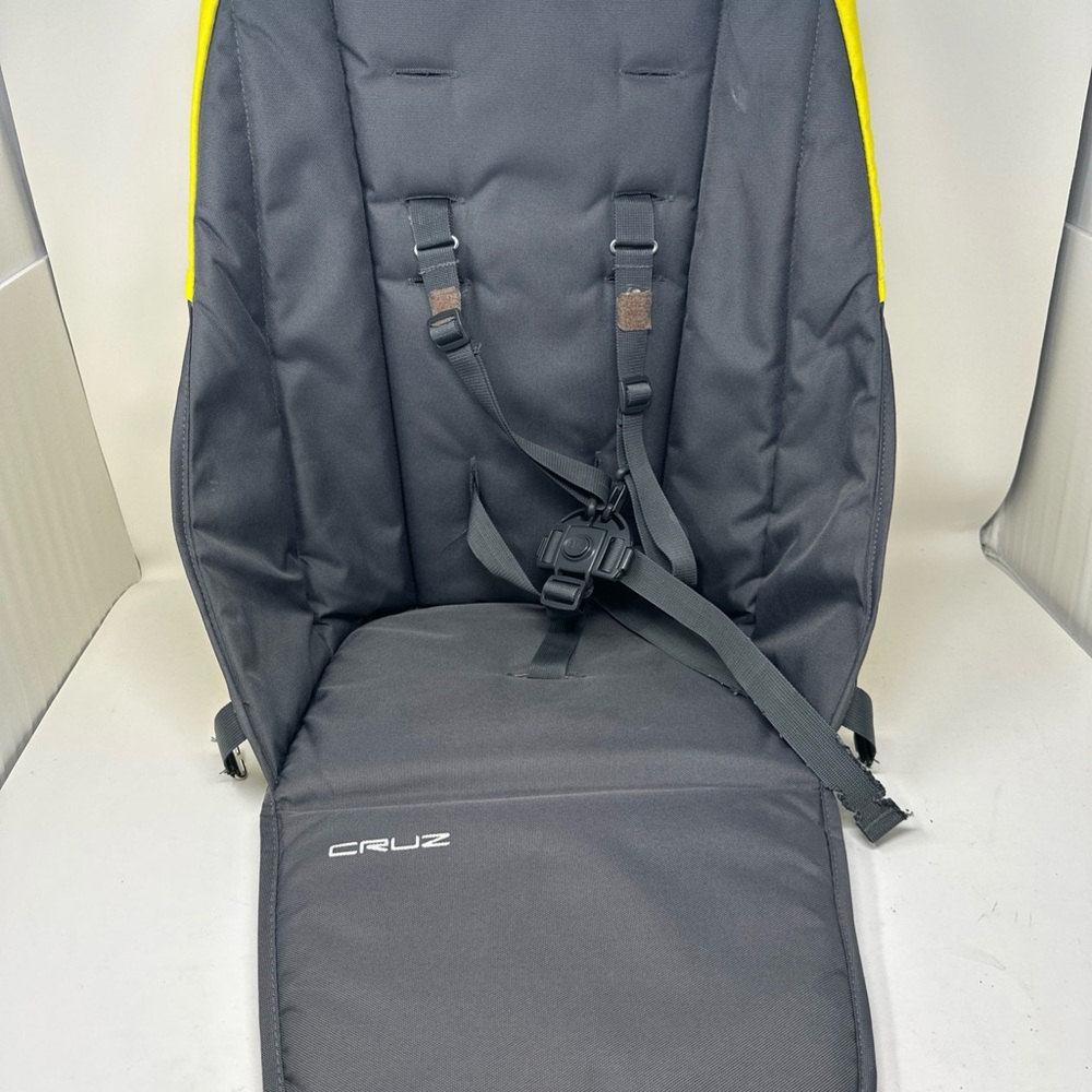 UPPAbaby Cruz Stroller Seat Fabric Cover Black Burgundy Replacement Toddler Seat